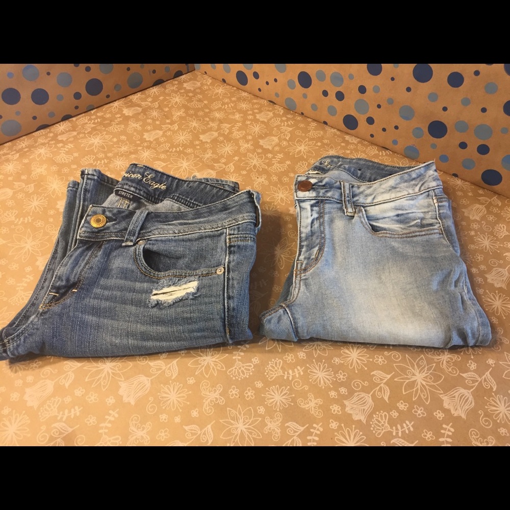 🛍🎉American Eagle Size 8 Jean BUNDLE!! 🎉🛍